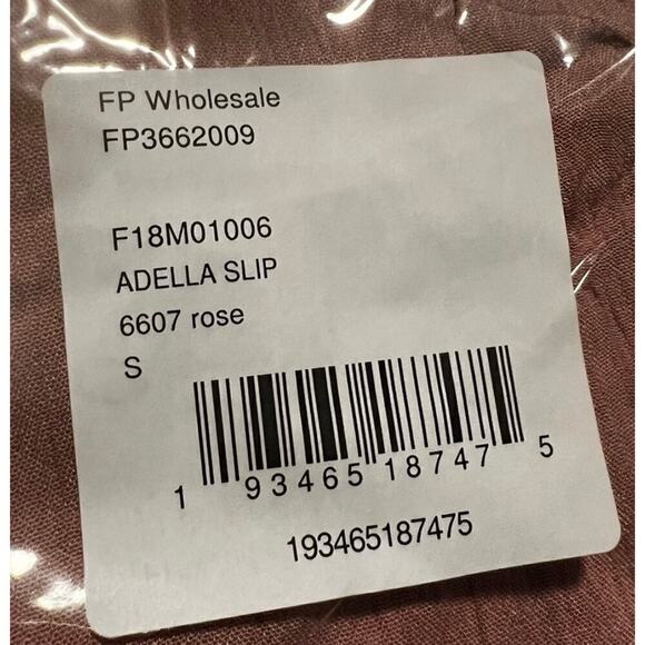 FP Free People Adella Slip Rose Pink NWT Size XS Tiered lace Dress - Picture 4 of 5